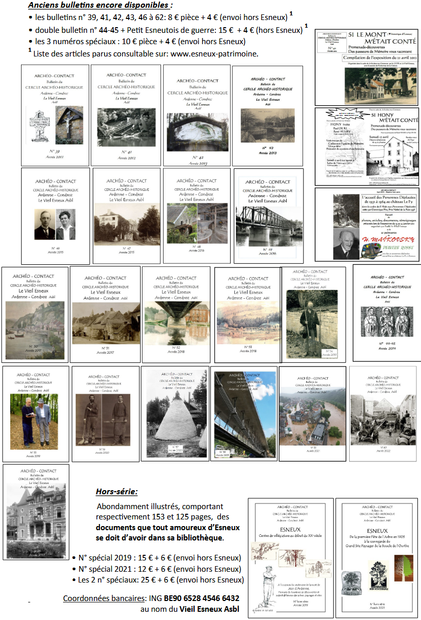 Anciens bulletins